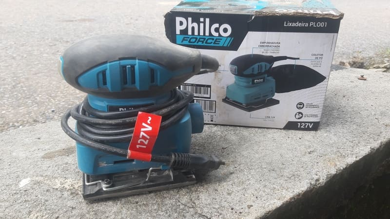 Lixadeira Philco PLO01 250w C/ Bocal De Sucção