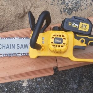 Moto Serra a Bateria 21v 300mm 12 Polegadas The Black Tools Cor Amarelo e Preto